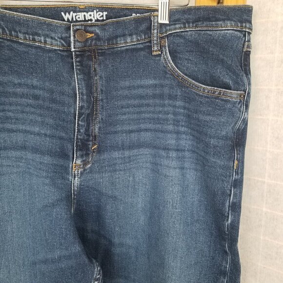 Men's Wrangler Jeans W42 x L30 Relaxed Fit Stretch - Picture 4 of 8